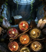 Heart of Old Magic · Alchemical Herb Elixir Candles
