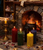 Fate Weaver · Greek Rune Beeswax Pillars - Image 2