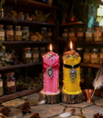 Cycle of Renewal · Crystal Herb Spell Candles - Image 2