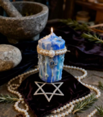 Cycle of Renewal · Crystal Herb Spell Candles - Image 4