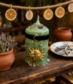 Cycle of Renewal · Crystal Herb Spell Candles - Image 5