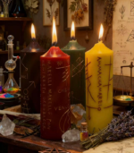 Fate Weaver · Greek Rune Beeswax Pillars - Image 6