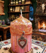 Cycle of Renewal · Crystal Herb Spell Candles - Image 6