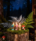 Herbal Elemental Wish Candles with Raw Crystals - Image 7